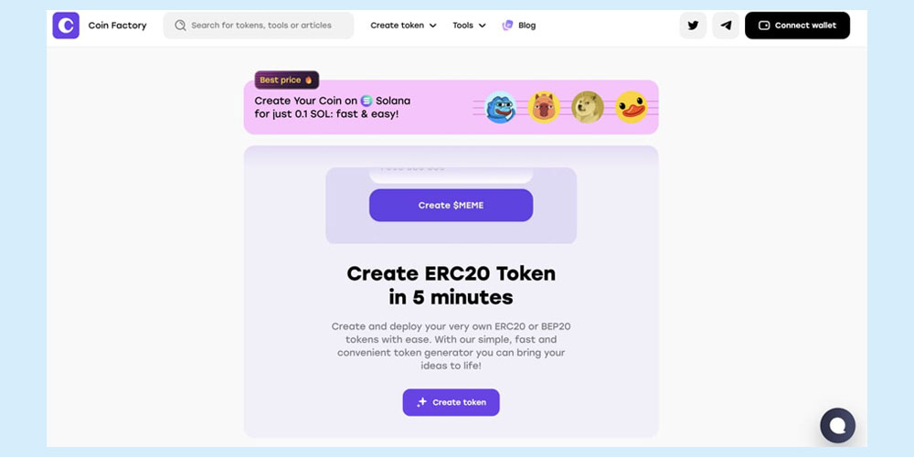 CoinFactory سایت عرضه اولیه ارز دیجیتال