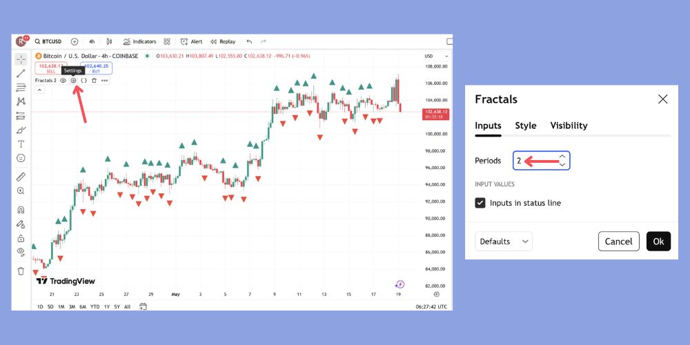 تنظیمات fractal