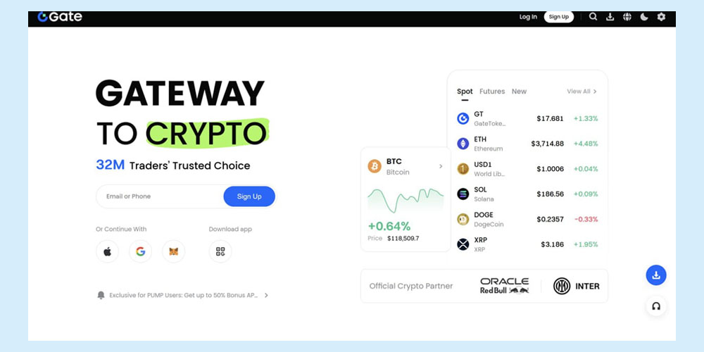 پلتفرم Gate.io