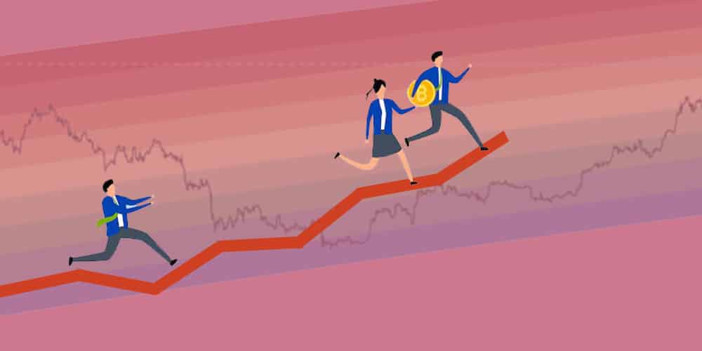 قرمز در رنگین کمان بیت کوین