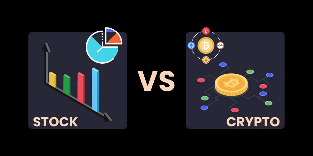 مقایسه تفاوت بورس و ارز دیجیتال