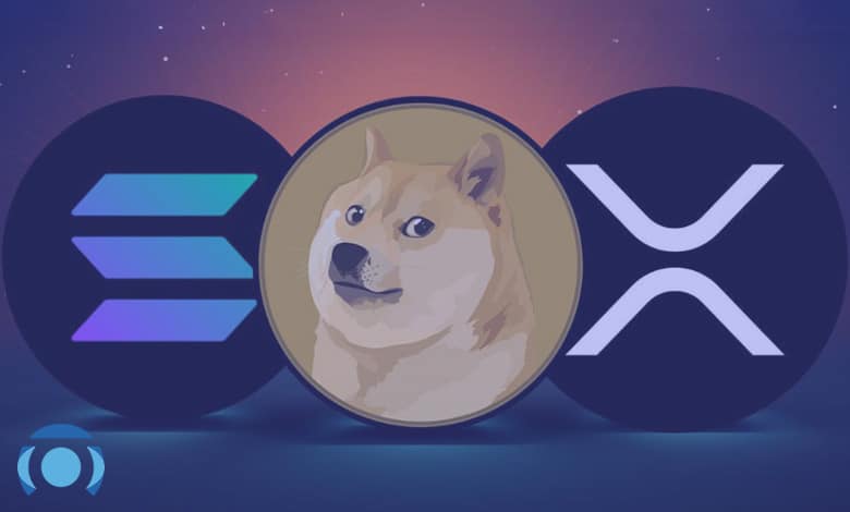 تحلیل ارزهای ریپل، دوج کوین و سولانا