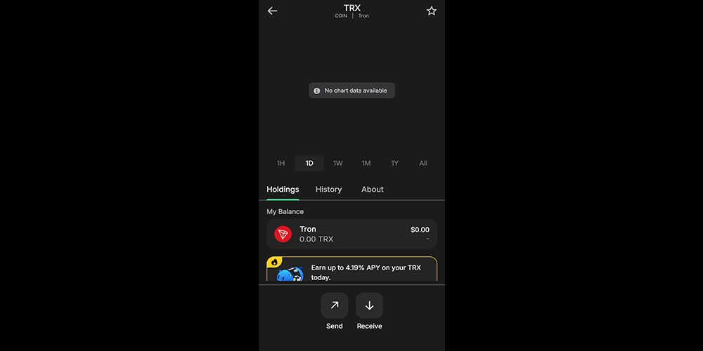 شبکه ترون در تراست ولت