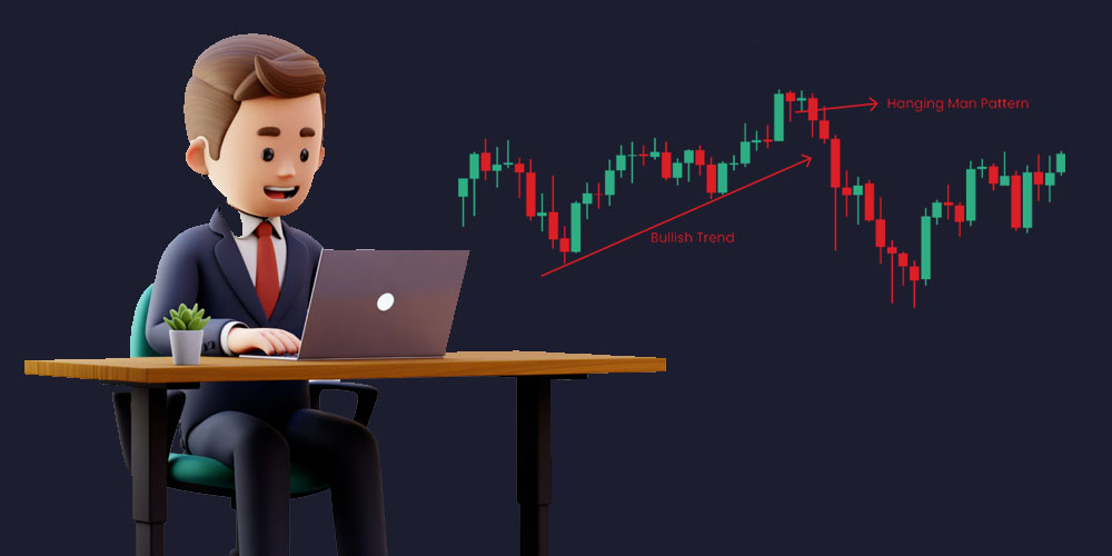 آموزش معامله با الگوی مرد دار آویز