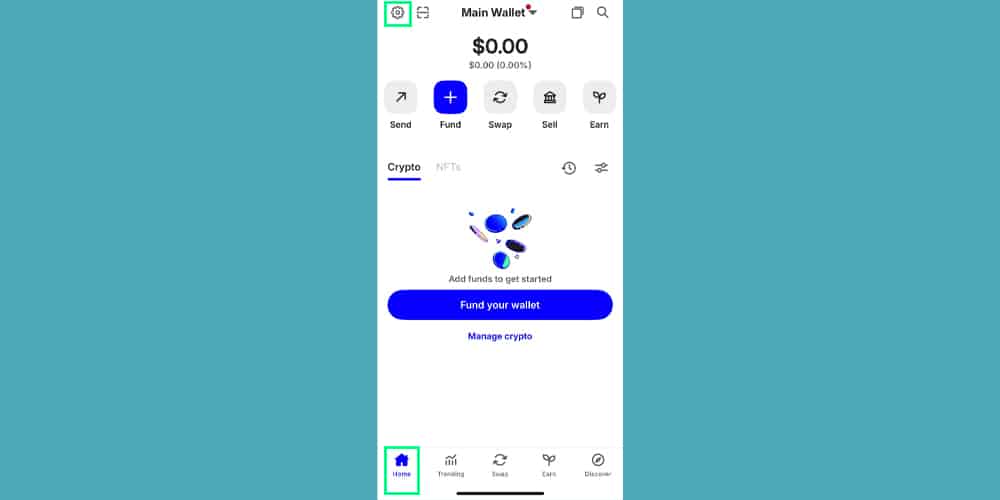 بخش تنظیمات تراست ولت