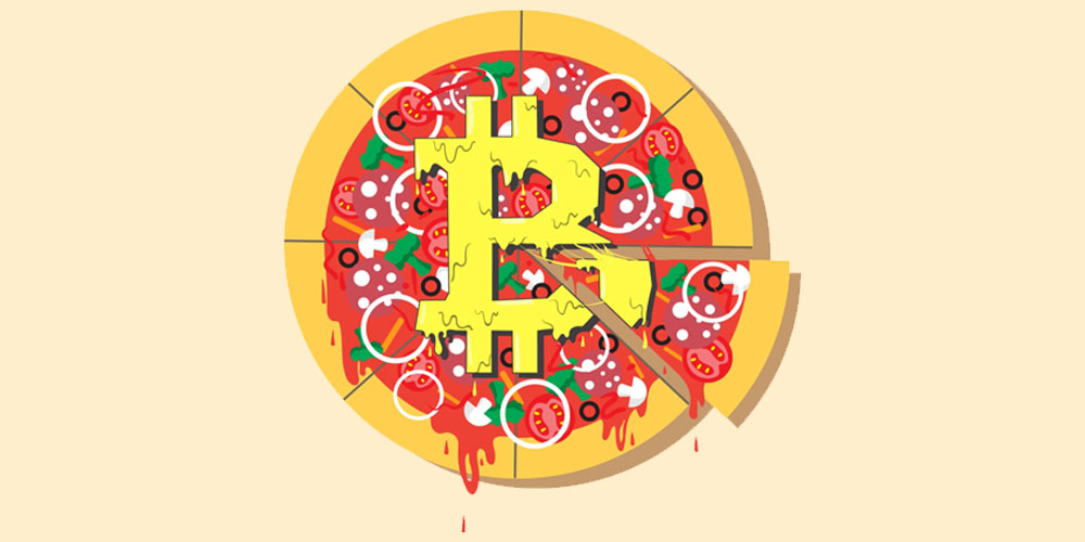 خرید پیتزا با بیت کوین