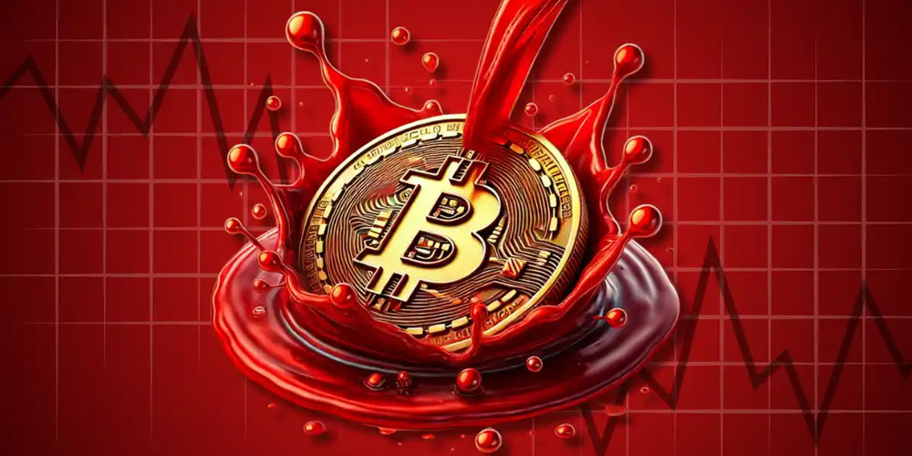 ریزش بزرگ بیت کوین