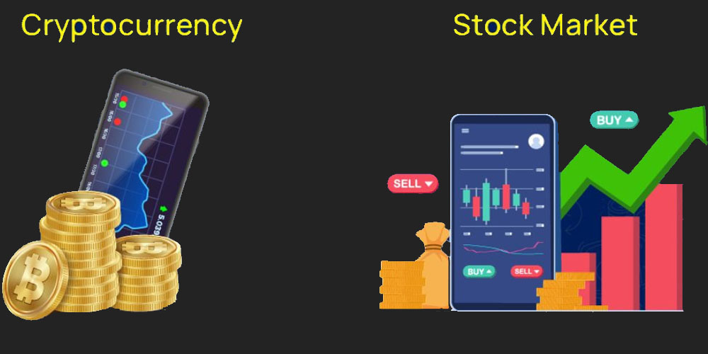 مقایسه بورس و کریپتو