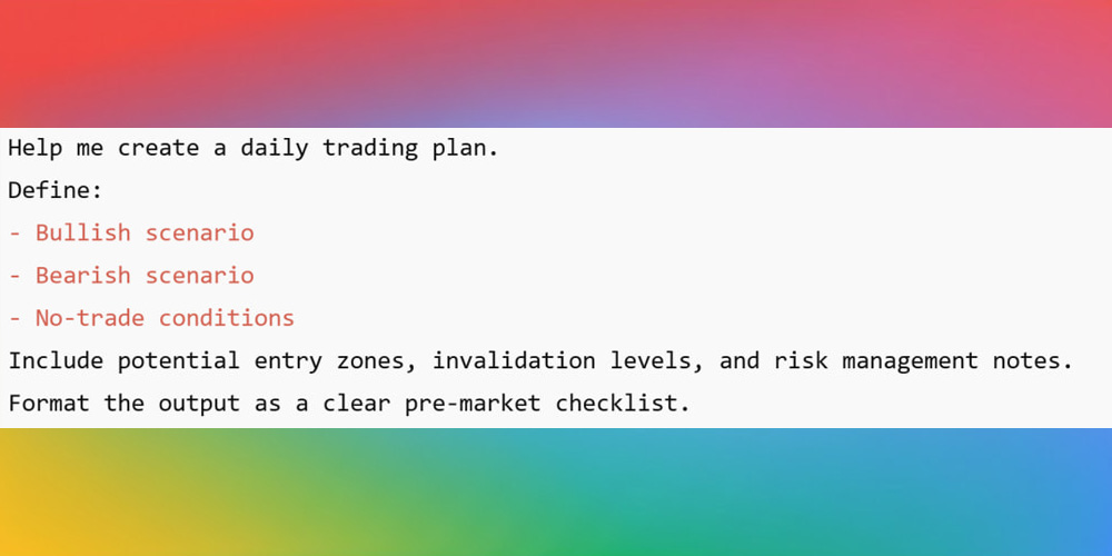 برنامهریزی روزانه معاملاتی