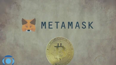 بیت کوین در کیف پول متامسک